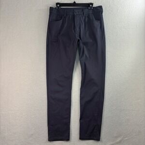 Rhone Commuter Slim Chino Pants Mens 33x32 Gray Performance Casual Stretch